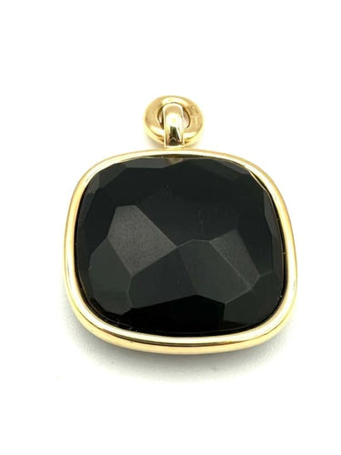 Pendentif Pomellato Victoria - Pendentif en or jaune 18K et jais 58 Facettes