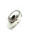 Bague 59 BVLGARI Cabochon - Bague jonc ajouré en or blanc 18K et diamants 58 Facettes