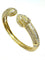 Bracelet Bracelet jonc vintage en or jaune 18K et diamants 5,5 ct 58 Facettes