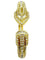 Bracelet Bracelet jonc vintage en or jaune 18K et diamants 5,5 ct 58 Facettes