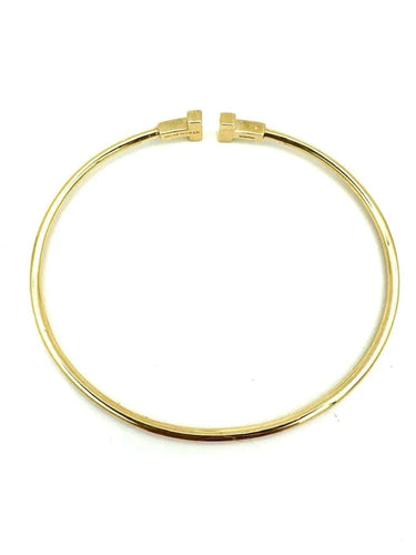 Bracelet Tiffany & Co. Tiffany T - Bracelet Wire en or jaune 18K 58 Facettes