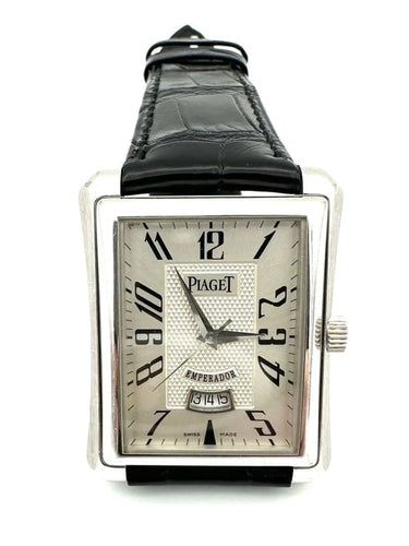 Montre Piaget Emperador - Montre automatique en or blanc 18K 58 Facettes
