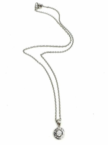 Collier BVLGARI-BVLGARI - Collier en or blanc et diamant 58 Facettes