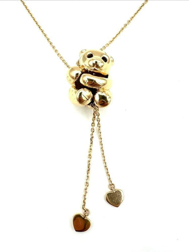 Collier Chopard Animal World Collection - Collier Teddy Bear en or rose 18K 58 Facettes