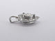 Pendentif Pendentif cœur en or blanc 14 carats avec diamants 58 Facettes 2082