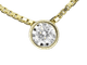 Pendentif Pendentif en or 14 carats avec diamant taille brillant 58 Facettes 2092