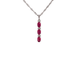 Pendentif Pendentif en or blanc avec diamants et rubis 58 Facettes 2138