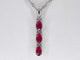 Pendentif Pendentif en or blanc avec diamants et rubis 58 Facettes 2138