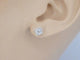 Boucles d'oreilles Boucles d'oreilles en or blanc 14 carats serties de diamants 58 Facettes 2157