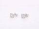Boucles d'oreilles Boucles d'oreilles en or blanc 14 carats serties de diamants 58 Facettes 2157