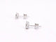 Boucles d'oreilles Boucles d'oreilles en or blanc 14 carats serties de diamants 58 Facettes 2157