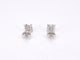 Boucles d'oreilles Boucles d'oreilles en or blanc 14 carats serties de diamants 58 Facettes 2157