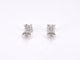 Boucles d'oreilles Boucles d'oreilles en or blanc 14 carats serties de diamants 58 Facettes 2157