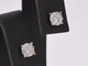 Boucles d'oreilles Boucles d'oreilles en or blanc 14 carats serties de diamants 58 Facettes 2157