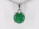 Pendentif Pendentif en or blanc avec émeraude 58 Facettes 2205