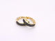 Boucles d'oreilles Boucles d'oreilles en or 14 carats avec diamant noir 58 Facettes 2228