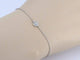 Bracelet Bracelet en or blanc 14 carats avec diamant 0,10 ct 58 Facettes 2235