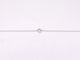 Bracelet Bracelet en or blanc 14 carats avec diamant 0,10 ct 58 Facettes 2235
