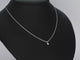 Collier Collier en or blanc 14 carats avec diamant 0,05 ct 58 Facettes 2352