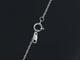 Collier Collier en or blanc 14 carats avec diamant 0,05 ct 58 Facettes 2352