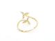 Bague 55 Bague en or jaune 14 carats avec diamant taille brillant 58 Facettes 2335