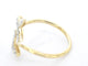 Bague 55 Bague en or jaune 14 carats avec diamant taille brillant 58 Facettes 2335