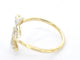 Bague 55 Bague en or jaune 14 carats avec diamant taille brillant 58 Facettes 2335