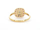 Bague 54 Bague en or jaune avec diamants et rubis 58 Facettes 2345