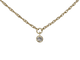 Collier Collier en or jaune 14 carats avec diamant naturel 58 Facettes 2353