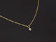 Collier Collier en or jaune 14 carats avec diamant naturel 58 Facettes 2353