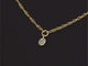 Collier Collier en or jaune 14 carats avec diamant naturel 58 Facettes 2353