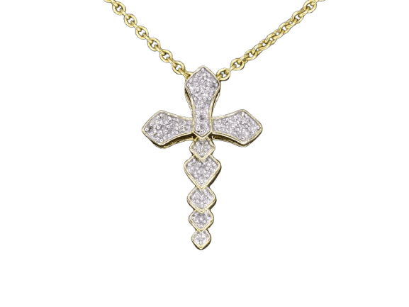 Pendentif Pendentif en or jaune et diamants 58 Facettes 2337
