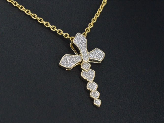 Pendentif Pendentif en or jaune et diamants 58 Facettes 2337