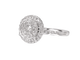 Bague 54 Bague d'entourage en or blanc avec diamants 58 Facettes 2008