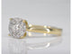 Bague 54 Bague en or jaune 14 carats avec diamant 0,46 ct 58 Facettes 2103