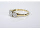 Bague 54 Bague trinité en or jaune 14 carats avec diamants 58 Facettes 2102