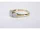 Bague 54 Bague trinité en or jaune 14 carats avec diamants 58 Facettes 2102