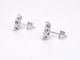Boucles d'oreilles Boucles d’oreilles en or blanc 14 carats avec diamant taille brillant 58 Facettes 2108