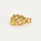 CARTIER - BERGAME - Boucles d'oreilles en or jaune et diamants