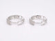 Boucles d'oreilles Boucles d'oreilles en or blanc 14 carats avec diamants naturels 58 Facettes 2113