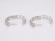 Boucles d'oreilles Boucles d'oreilles en or blanc 14 carats avec diamants naturels 58 Facettes 2113