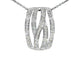 Pendentif Pendentif design en or blanc et diamants 58 Facettes 2242