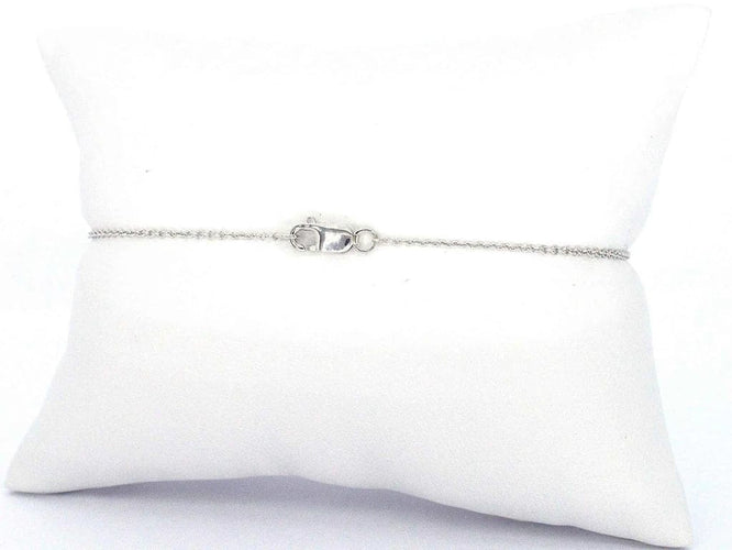 Bracelet Bracelet en or blanc 14 carats avec diamant 58 Facettes 2360