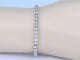 Bracelet Bracelet tennis en or blanc 14 carats avec diamants 58 Facettes 2021