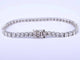 Bracelet Bracelet tennis en or blanc 14 carats avec diamants 58 Facettes 2021