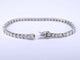 Bracelet Bracelet tennis en or blanc 14 carats avec diamants 58 Facettes 2021