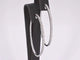 Boucles d'oreilles Boucles d'oreilles créoles en or blanc 14 carats avec diamants 58 Facettes 2053