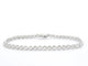 Bracelet Bracelet en or blanc 14 carats serti de diamants 58 Facettes 2171
