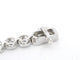 Bracelet Bracelet en or blanc 14 carats serti de diamants 58 Facettes 2171