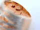 Bague 54 Bague en or rose 18 carats sertie de diamants taille brillant 58 Facettes 2178